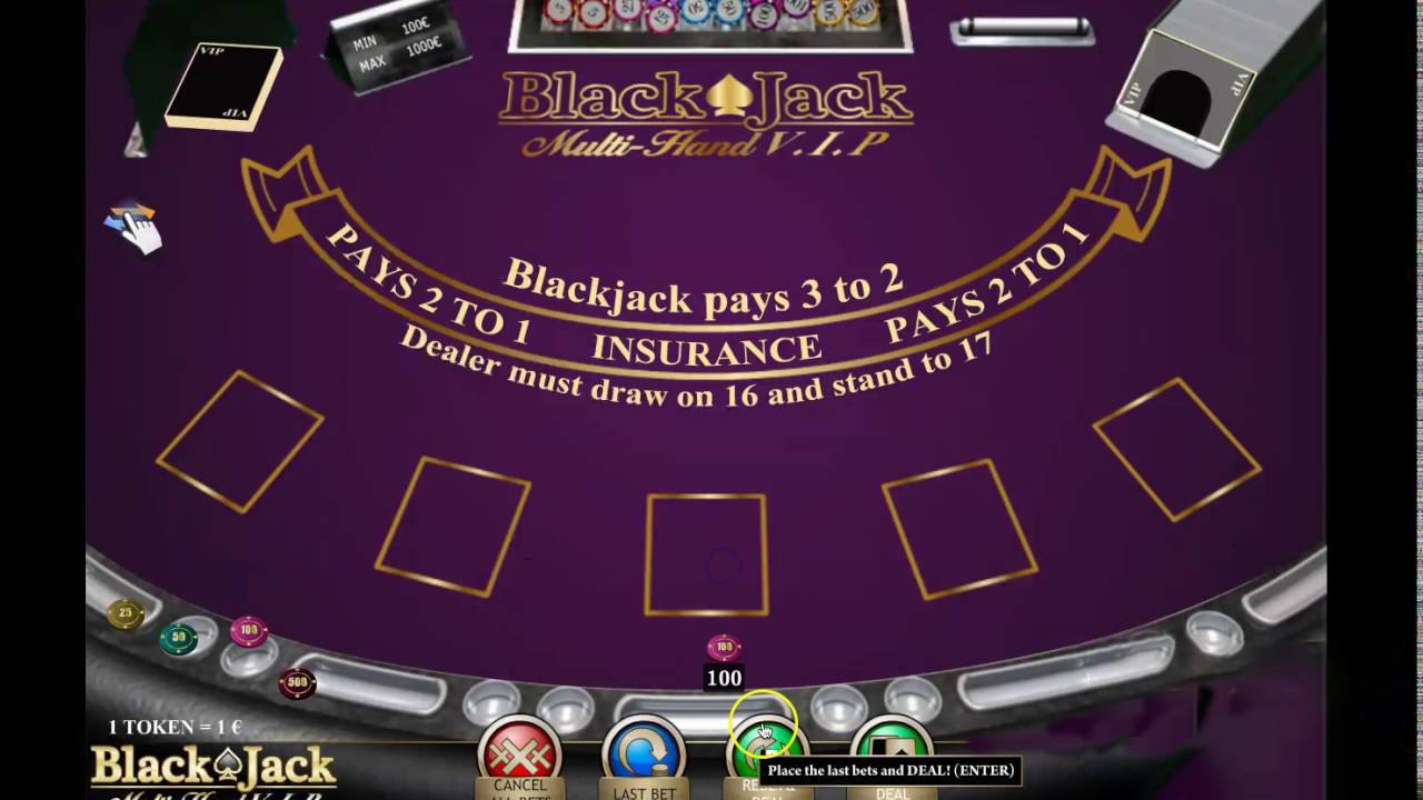 Blackjack Multihand VIP