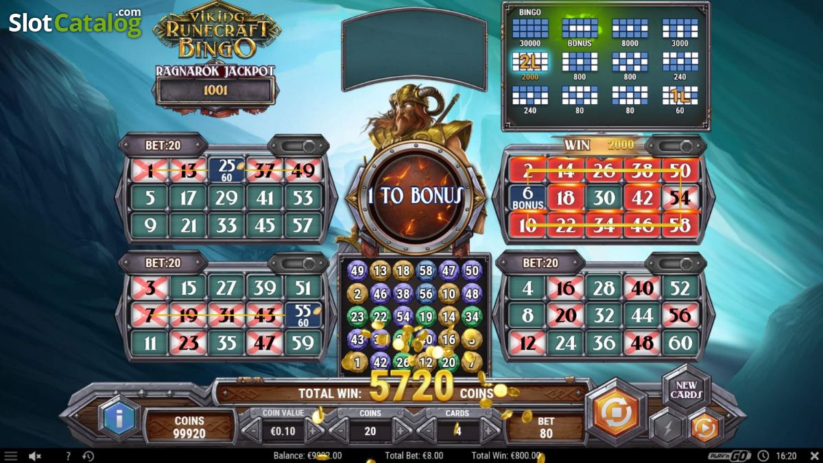 Viking Runecraft Bingo